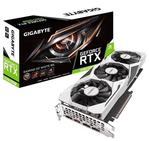 Видеокарта PCI-E GIGABYTE 8192МБ RTX2080 Super N208SGAMINGOC WHI-8GD N208SGAMINGOCWHITE-8GD фото 9