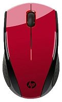 Беспроводная мышь Hewlett Packard Wireless Mouse X3000 (Vibrant Red) cons K5D26AA
