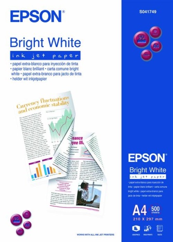 Бумага Epson Bright White Ink Jet Paper C13S041749