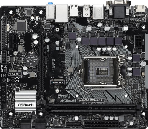 Мат. плата Socket1200 ASRock H410M-HDV/M.2