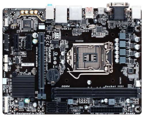 Мат. плата Socket1151 GIGABYTE GA-H110M-S2HP