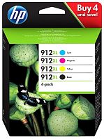 Набор струйных картриджей ориг. Hewlett Packard 912 3YP34AE