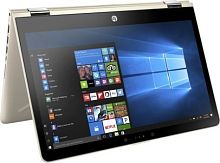 Ноутбук Hewlett Packard Pavilion 14x360 золотистый 1ZC86EA