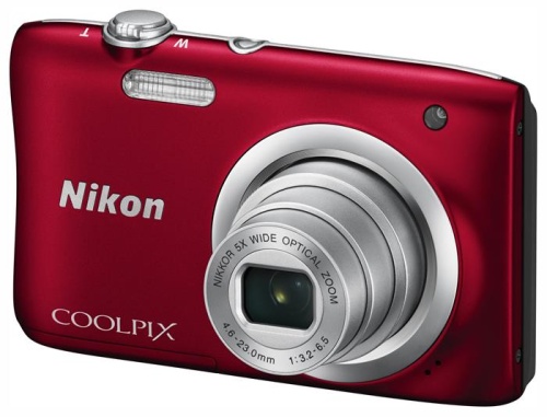 Цифровой фотоаппарат Nikon CoolPix A100 красный VNA972E1 фото 3