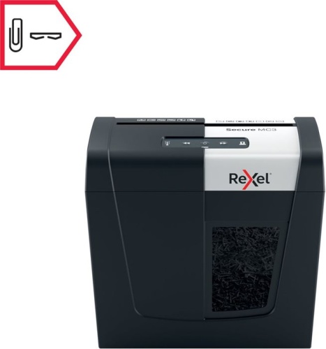 Уничтожитель бумаг (шредер) Rexel Secure MC3 EU черный 2020128EU фото 4