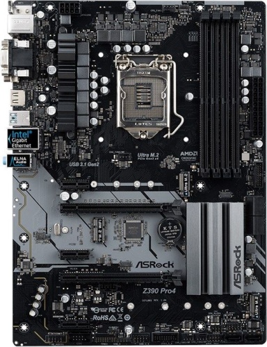 Мат. плата Socket1151v2 ASRock Z390 PRO4