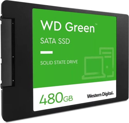 Накопитель SSD SATA 2.5 Western Digital 480Gb Green (WDS480G3G0A) фото 2