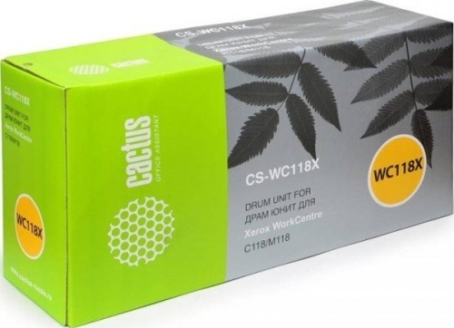 Фотобарабан совместимый Cactus CS-WC118XR 006R01179/013R00589 черный Фотобарабан совместимый Cactus CS-WC118XR 006R01179/013R00589 черный