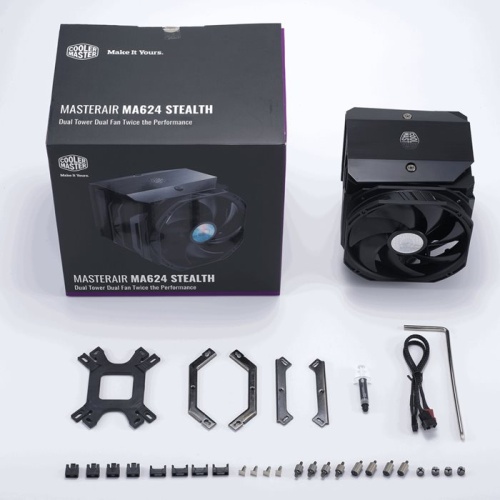 Кулер для процессора Cooler Master MasterAir MA624 Stealth MAM-D6PS-314PK-R1 фото 6