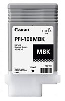 Оригинальный струйный картридж Canon PFI-106 MBK 6620B001