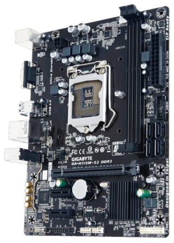 Мат. плата Socket1151 GIGABYTE GA-H110M-S2 DDR3 фото 2