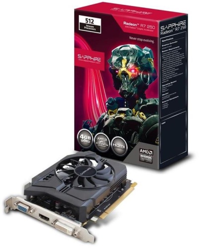 Видеокарта PCI-E Sapphire 4096МБ R7 250 4GB GDDR3 512SP 11215-23-20G фото 4