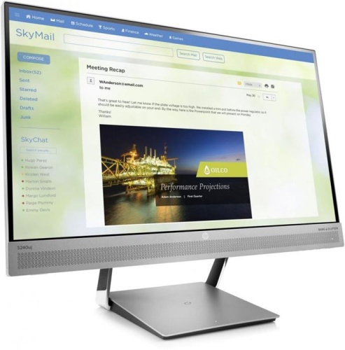 Монитор Hewlett Packard EliteDisplay S240uj T7B66AA фото 2 Монитор Hewlett Packard EliteDisplay S240uj T7B66AA фото 2