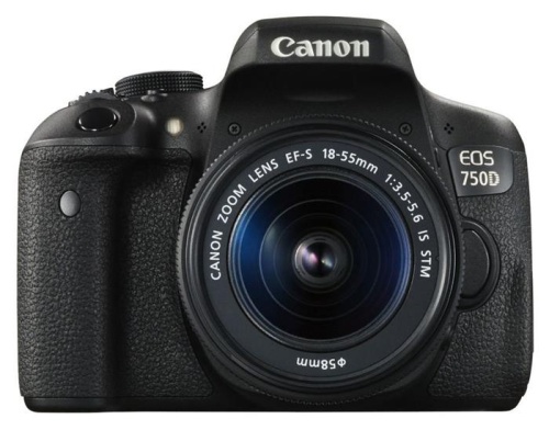 Цифровой фотоаппарат Canon EOS 750D черный 0592C005