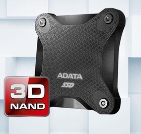 Внешний SSD диск A-Data 256GB SD600 черный ASD600-256GU31-CBK