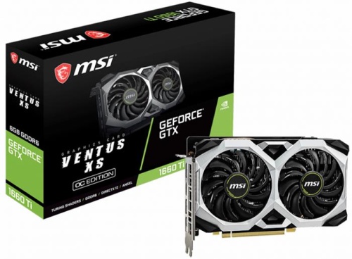 Видеокарта PCI-E MSI 6144Mb GTX 1660 Ti VENTUS XS 6G OC GTX 1660 TI VENTUS XS 6G OC фото 5