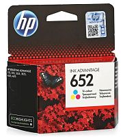 Оригинальный струйный картридж Hewlett Packard 652 Tri-colour (Цветной) Ink Cartridge F6V24AE