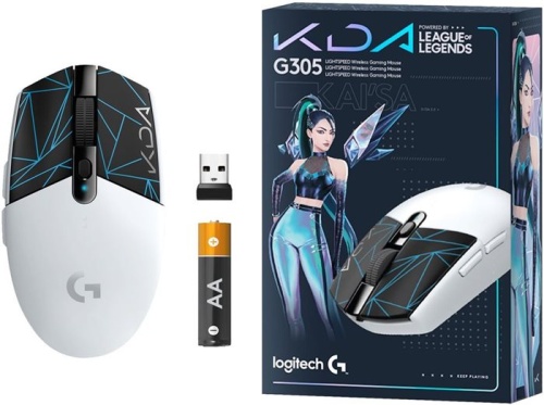 Беспроводная мышь Logitech G305 белый/черный 910-006053 фото 5