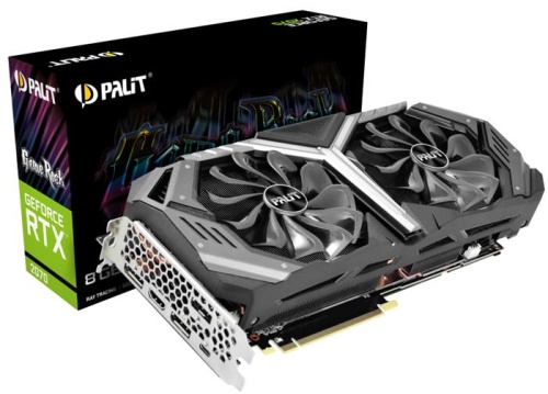 Видеокарта PCI-E Palit 8192Mb PA-RTX2070 GAMEROCK NE62070U20P2-1061G фото 2