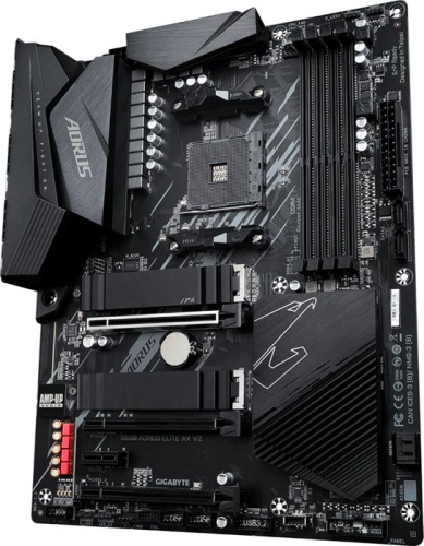 Мат. плата SocketAM4 GIGABYTE B550 AORUS ELITE AX V2 фото 2