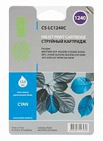 Картридж струйный совместимый Cactus CS-LC1240XC голубой CS-LC1240C