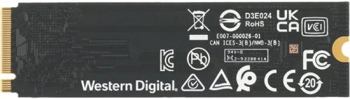 Накопитель SSD M.2 Western Digital 500GB WD Black SN770 NVMe WDS500G3X0E фото 2