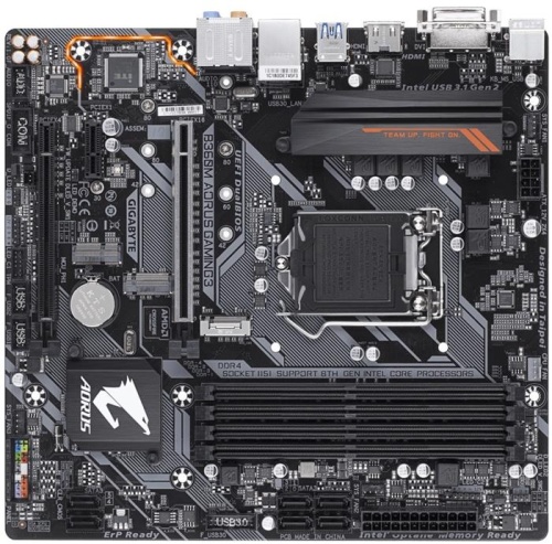 Мат. плата Socket1151 GIGABYTE B360M AORUS GAMING 3 фото 2