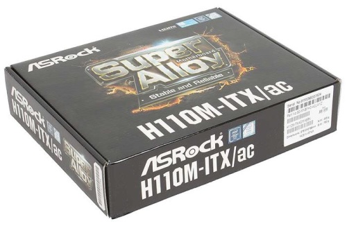 Мат. плата Socket1151 ASRock H110M-ITX/AC фото 4