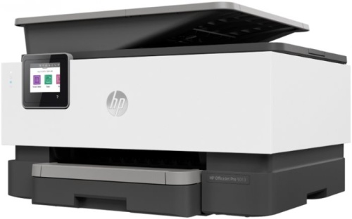 МФУ струйное Hewlett Packard Officejet Pro 9013 AiO (1KR49B) белый/серый фото 3
