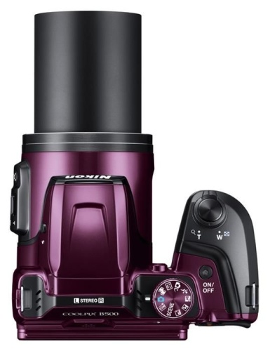 Цифровой фотоаппарат Nikon CoolPix B500 фиолетовый VNA952E1 фото 4