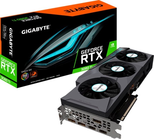 Видеокарта PCI-E GIGABYTE 12Gb GeForce RTX3080 Ti (GV-N308TEAGLE-12GD) RTL фото 8