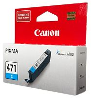 Оригинальный струйный картридж Canon CLI-471C Cyan 0401C001