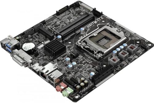 Мат. плата Socket1150 ASRock H81TM-ITX R2.0 фото 2