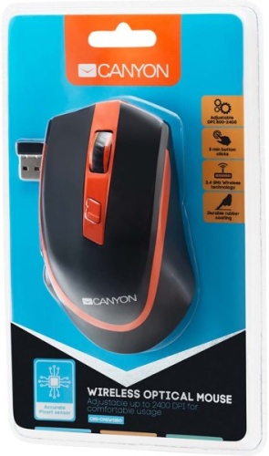 Беспроводная мышь CANYON MW-13 CNS-CMSW13BO фото 5 Беспроводная мышь CANYON MW-13 CNS-CMSW13BO фото 5