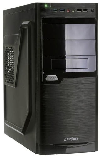 Корпус Miditower EXEGATE XP-330U Black EX272728RUS