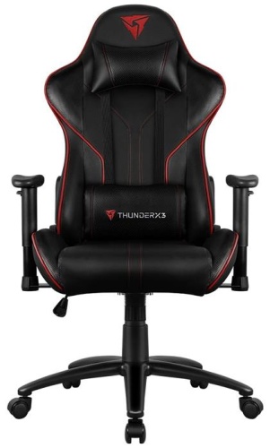 Игровое кресло ThunderX3 RC3 HEX AIR Tech Black/Red черное/красное TX3-RC3BR