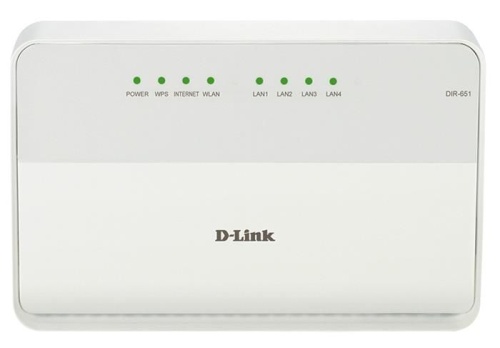 Маршрутизатор WiFI D-Link DIR-651/A/B1A Беспроводной гигабитный маршрутизатор N300