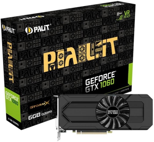 Видеокарта PCI-E Palit 6144МБ GeForce GTX 1060 StormX NE51060015J9-1061F фото 5