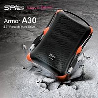 Внешний жесткий диск 2.5 Silicon Power 1Tb Armor A30 SP010TBPHDA30S3K черный