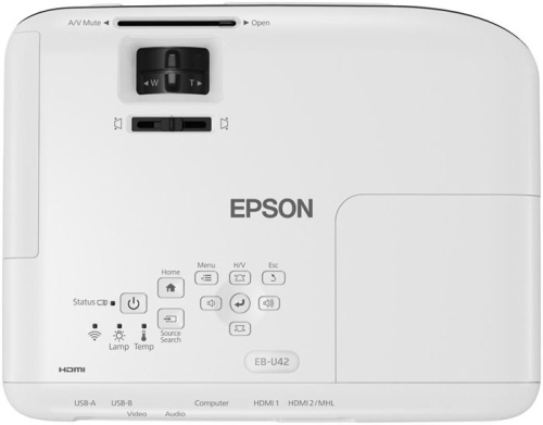 Проектор Epson EB-U42 white (V11H846040) фото 5