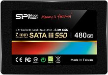 Накопитель SSD SATA 2.5 Silicon Power 480Gb Slim S55 SP480GBSS3S55S25