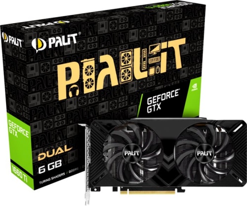 Видеокарта PCI-E Palit 6144Mb PA-GTX1660Ti DUAL 6G NE6166T018J9-1160C фото 2