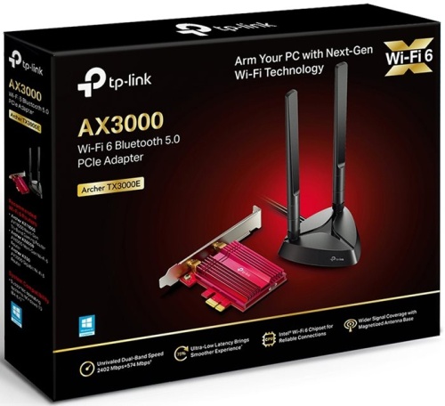 Сетевой адаптер Bluetooth + WiFi TP-Link Archer TX3000E ARCHER TX3000E фото 3
