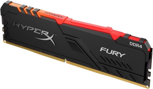 Модуль памяти DDR4 Kingston 8Gb HyperX Fury RGB HX430C15FB3A/8