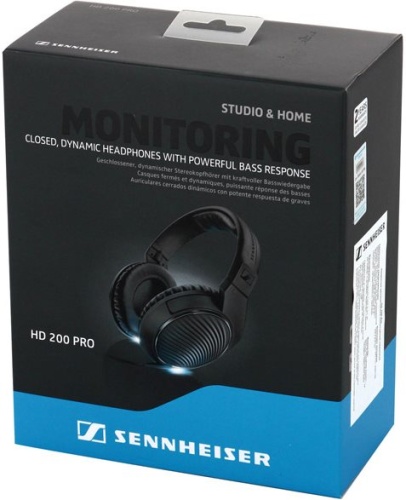 Наушники Sennheiser HD 200 PRO черный (507182) фото 5