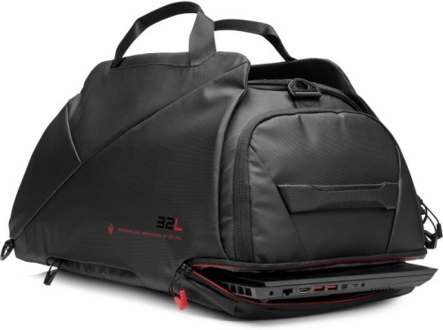Сумка для ноутбука Hewlett Packard 17 OMEN Transceptor Duffel Bag черный синтетика (7MT82AA) фото 2 Сумка для ноутбука Hewlett Packard 17 OMEN Transceptor Duffel Bag черный синтетика (7MT82AA) фото 2