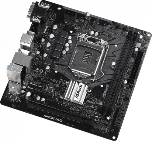 Мат. плата Socket1200 ASRock H410M-HVS фото 2