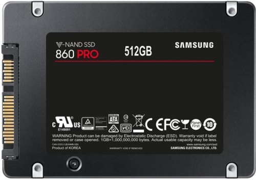 Накопитель SSD SATA 2.5 Samsung 512GB 860 PRO MZ-76P512BW фото 2