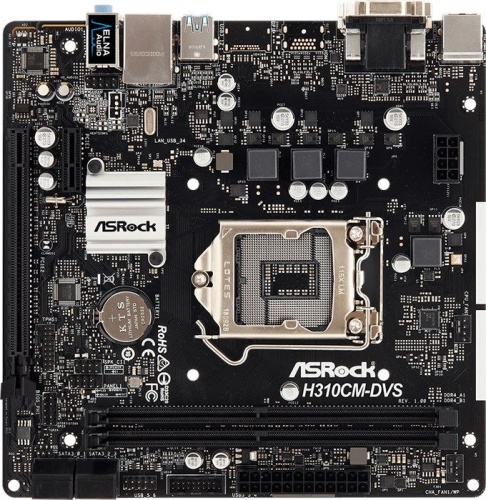 Мат. плата Socket1151v2 ASRock H310CM-DVS