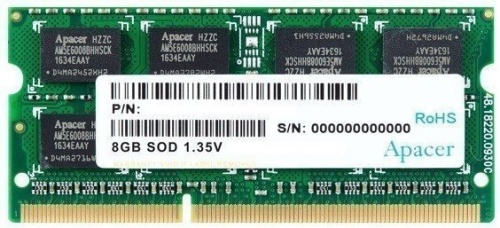 Модуль памяти SO-DIMM DDR3 Apacer 8Gb (DS.08G2J.K9M)